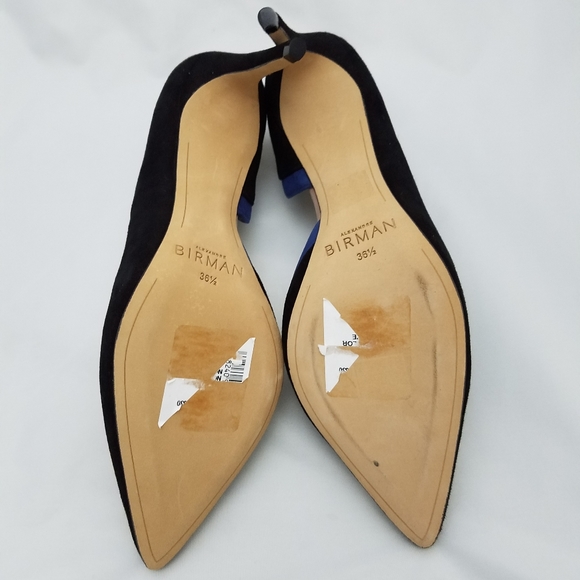 Alexandre birman wavee dorsay suede heels 36.5 6.5 - Picture 3 of 4